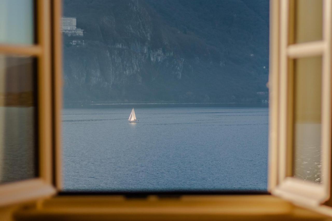 Appartamento Aglaia Luxury Lake View By Wonderful Italy Abbadia Lariana Esterno foto
